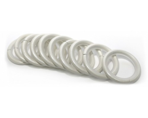 Набор из 10 колец для карнизов Жемчуг