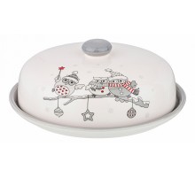 Блюдо с крышкой (23х10 см) Совята 230-368