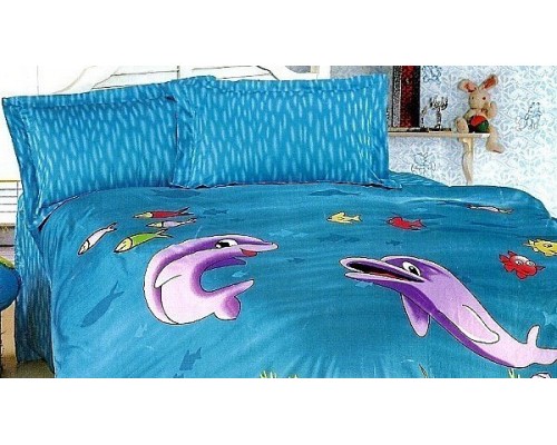 Постельное белье евростандарт Дельфин