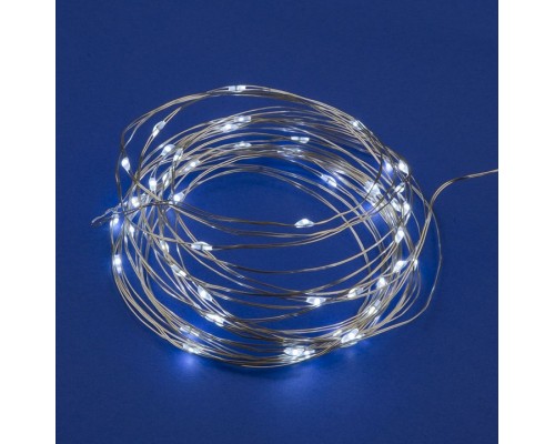 Гирлянда Нить Uniel ULD-S0500 ULD-S0500-050/SCB/2AA WHITE IP20 DEW