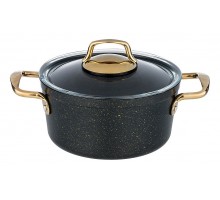 Кастрюля (2.7 л) Agness Премиум Черное золото 936-212