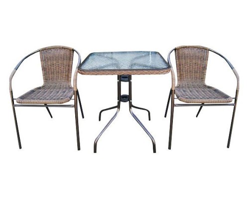 Набор уличный TLH-037A/060SR-60х60 Cappuccino 2Pcs