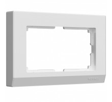 Рамка на 2 поста Werkel  WL04-Frame-01-DBL-white (белый)