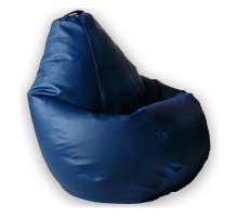 Кресло-мешок Синяя ЭкоКожа 2XL