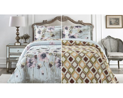 Покрывало с наволочками полутораспальное Cler