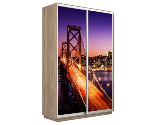 Шкаф-купе Экспресс Фото дуо 1007 1600x600x2200