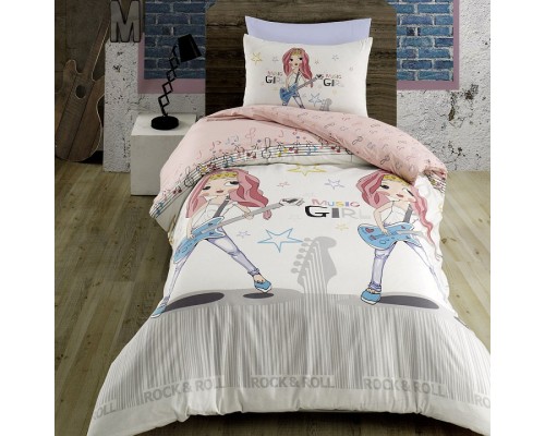 Постельное белье полутораспальное Music Girl