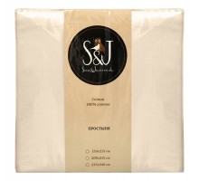 Простыня евростандарт S&J S