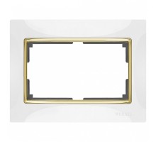 Рамка для двойной розетки Werkel Snabb WL03-Frame-01-DBL-white