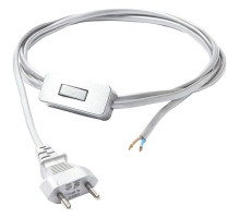 Сетевой провод с выключателем Nowodvorski Cameleon Cable WITH SWITCH WH 8612