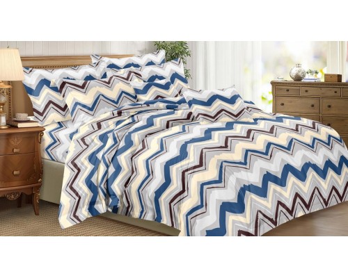 Постельное белье семейное Art Color Веселые зигзаги