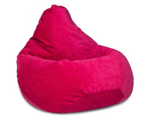 Кресло-мешок Малиновый Микровельвет 3XL