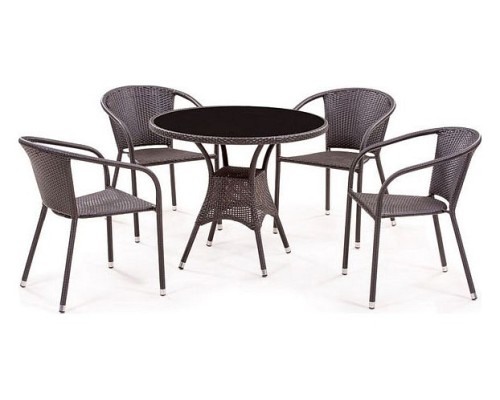 Набор уличный T197ANS/Y137C-W51 Brown 4Pcs