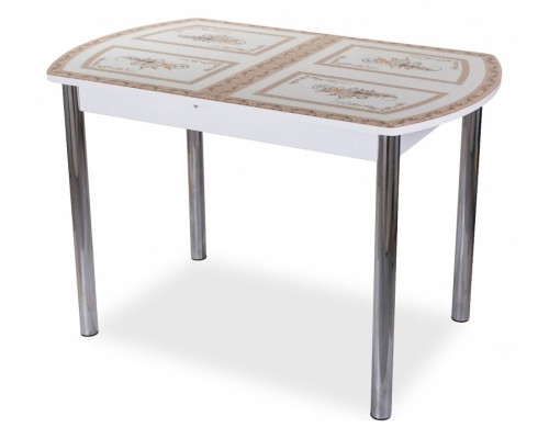 Стол обеденный Танго ПО со стеклом