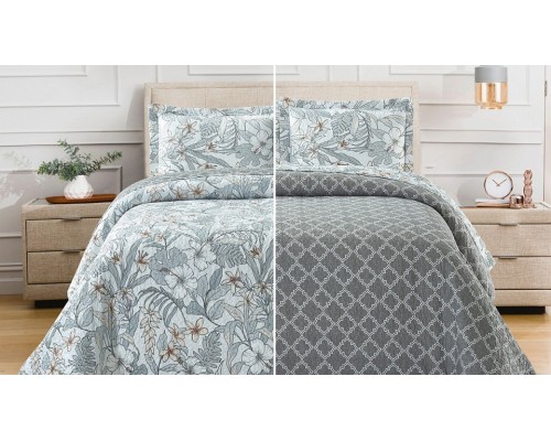 Покрывало с наволочками евростандарт Cler