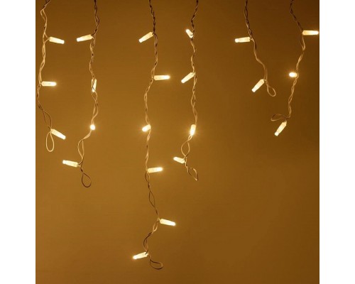 Бахрома световая [2.4x0.6 м] Edge ARD-EDGE-CLASSIC-2400x600-WHITE-88LED-STD WARM (230V, 6W)