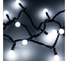 Гирлянда нить [5 м] Ball ARD-BALL-CLASSIC-D13-5000-BLACK-50LED WHITE (230V, 3.5W)