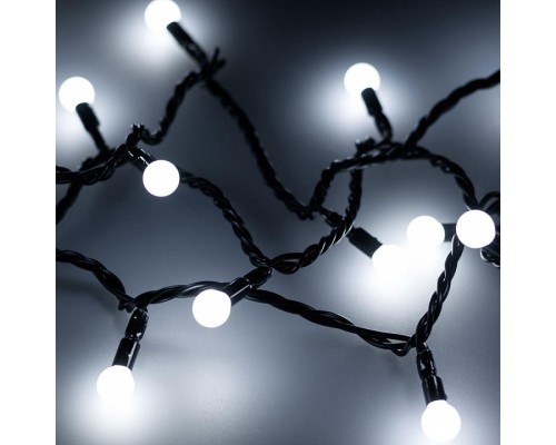 Гирлянда нить [5 м] Ball ARD-BALL-CLASSIC-D13-5000-BLACK-50LED WHITE (230V, 3.5W)
