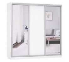 Шкаф-купе Экспресс Медиум (2 зеркала) Трио 2400x600x2200