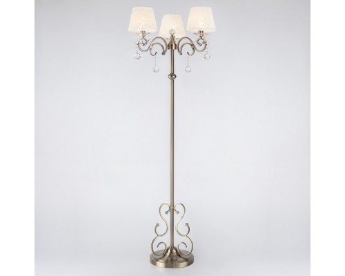 Торшер Eurosvet Eileen 1448/3F античная бронза Strotskis торшер