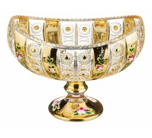 Чаша декоративная (18х10.5х14 см) Gold Glass 195-111