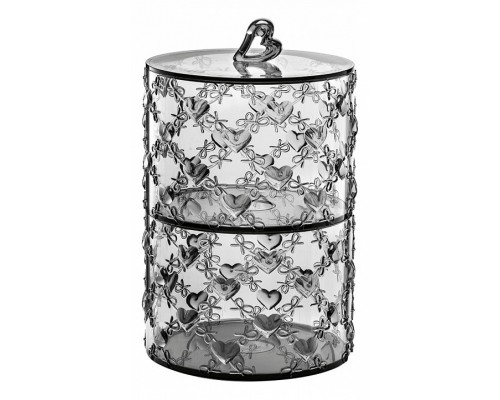 Набор из 2 банок декоративных (10.6x18.3 см) Love 11520192