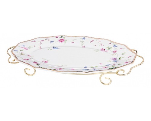 Блюдо декоративное (34х22х5 см) Мускари 274-874