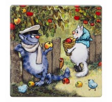 Подставка под горячее (10x10 см) Blue cats 229-544