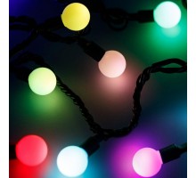 Гирлянда нить [20 м] Ball ARD-BALL-PRO-D23-20000-BLACK-160LED RGB (230V, 14W)