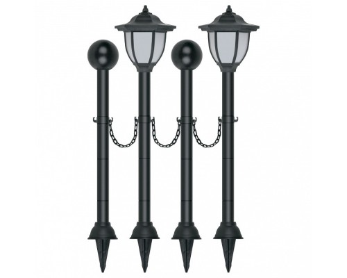 Набор из 2 наземных низких светильников Uniel USL-S-181 USL-S-181/PT720 LANTERN SET02