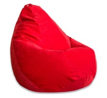 Кресло-мешок Красный Микровельвет 3XL
