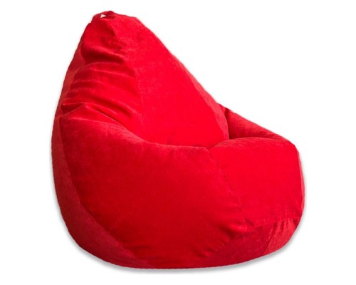 Кресло-мешок Красный Микровельвет 3XL