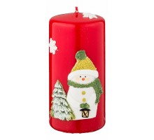 Свеча декоративная (6x12 см) Новый год