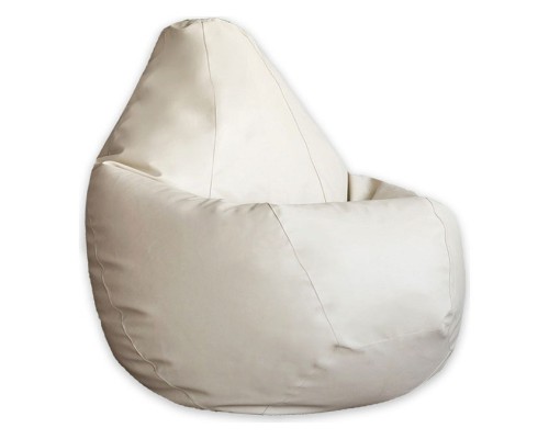 Кресло-мешок Кремовая ЭкоКожа 2XL