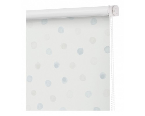 Штора рулонная (140x160 см) Блэкаут Горошек