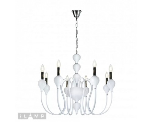 Подвесная люстра iLamp Lady 88003-8 WH