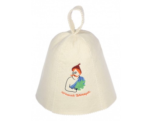 Шапка для бани универсальная Лучший банщик