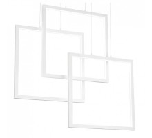 Подвесной светильник Ideal Lux Frame FRAME SP QUADRATO BIANCO
