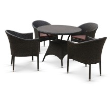 Набор уличный T190A/Y350A-W53-D90 Brown 4Pcs