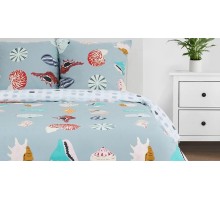 Постельное белье двуспальное Sea ​​shell
