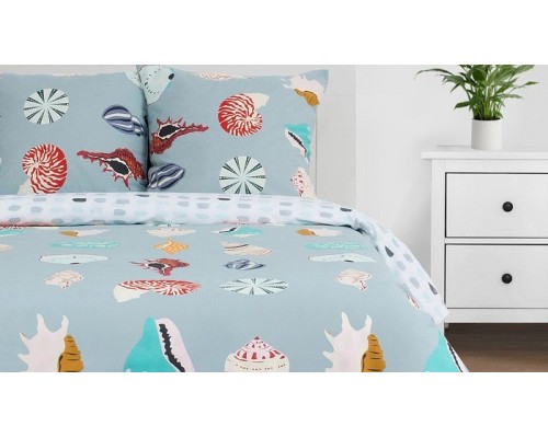 Постельное белье двуспальное Sea ​​shell