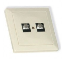 Розетка двойная Ethernet RJ-45 без рамки Imex 1612L 1612L-S110