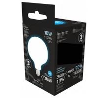 Лампа светодиодная Gauss Filament E27 10Вт 4100K 187202210