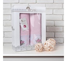 Набор из 2 полотенец для ванной (70x140 см) Rosalina