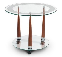 Стол журнальный Квартет 13 среднекоричневый