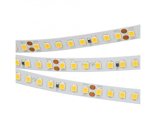 Лента светодиодная Arlight RT 2-5000 24V Warm3000 2x (2835, 160 LED/m, LUX) 024538(B)