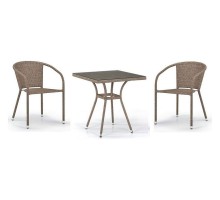 Набор уличный T282BNT/Y137C-W56 Light brown 2Pcs