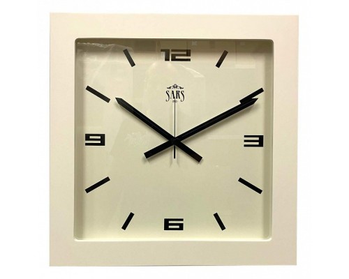Настенные часы (45x45 см) Sars 0195 White