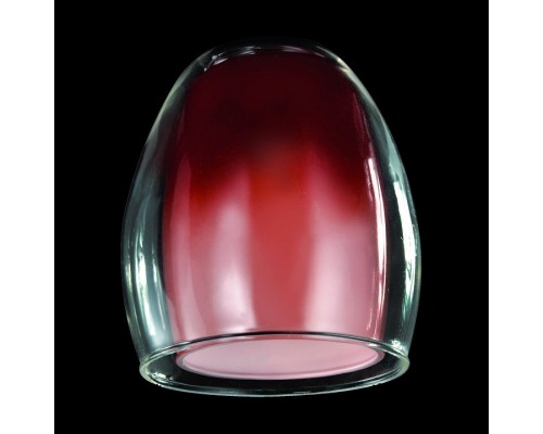 Плафон стеклянный Eurosvet Конфетти плафон 9808, 30151 красный+прозрачный, арт. 70433