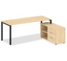 Стол письменный Metal System БП.РС-СТС-2.5 (R)